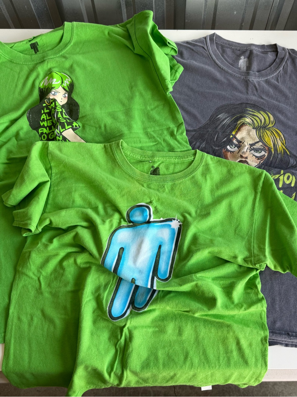 3 billie eilish t shirts